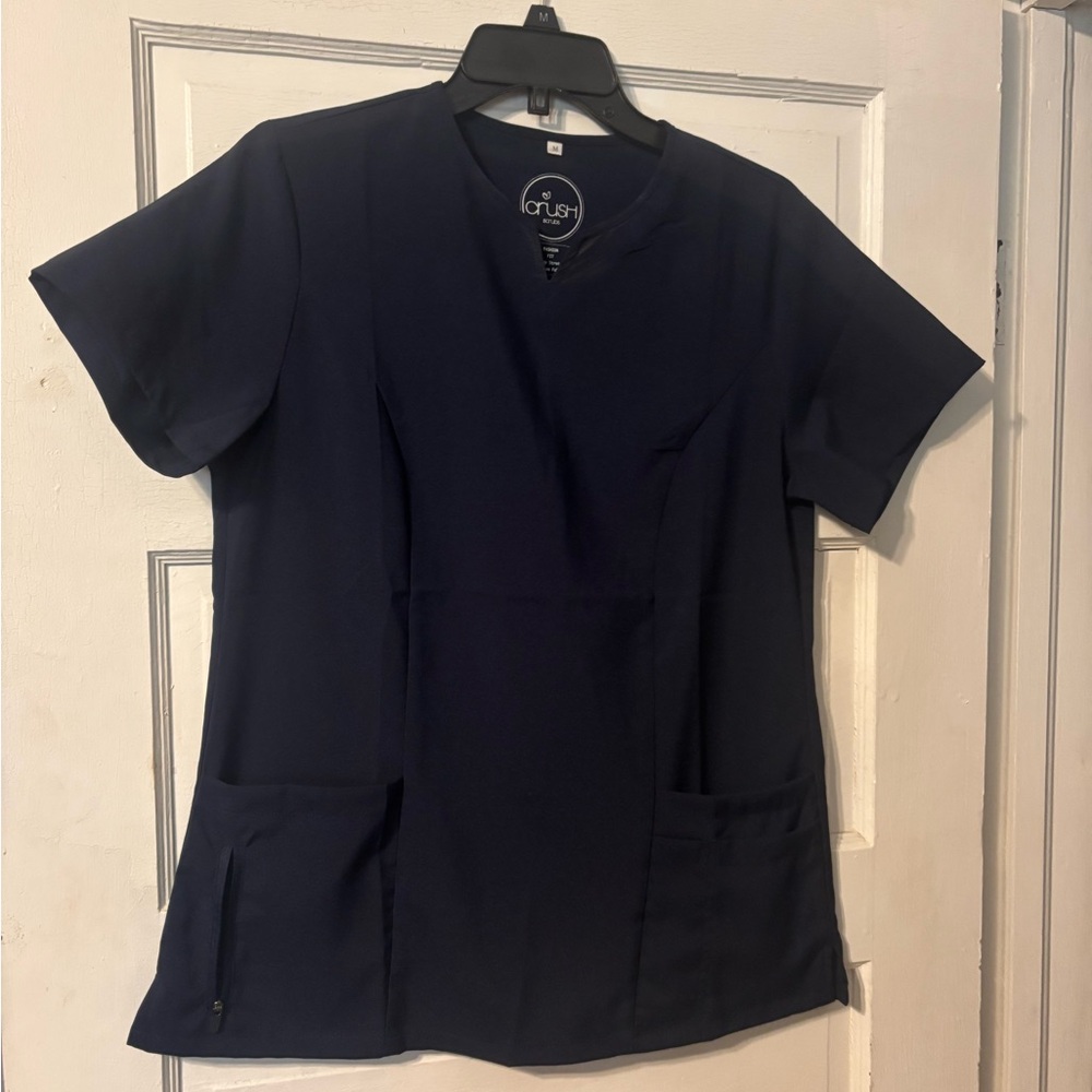 Black Fitted Short Sleeve Top